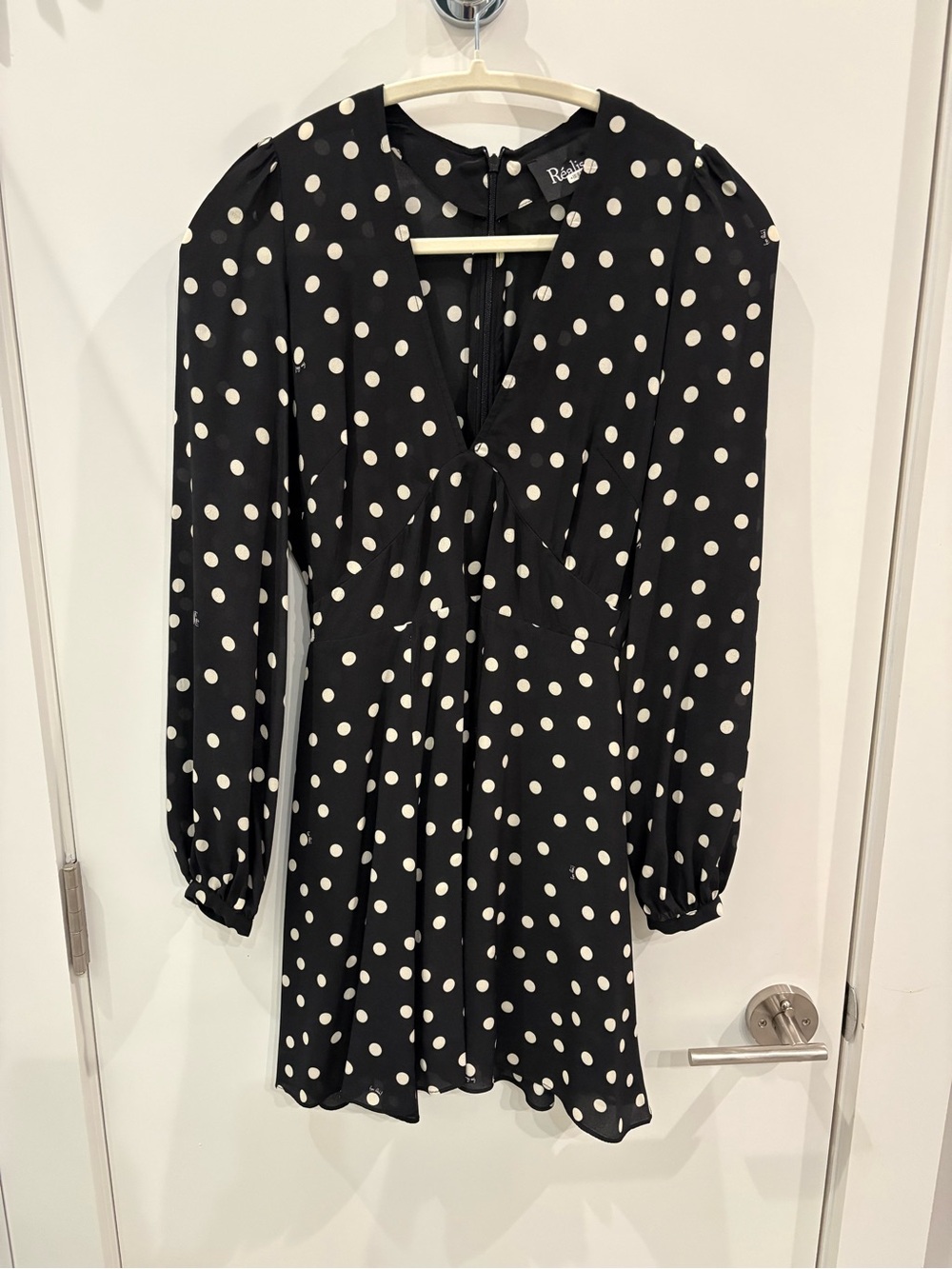 Realisation Par Black Polka Dot Dress